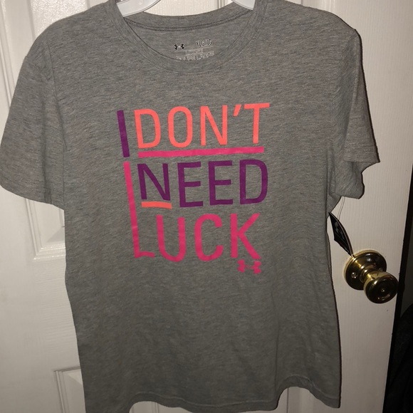 Under Armour Other - UNDER ARMOUR LUCK SHIRT GIRLS YLG